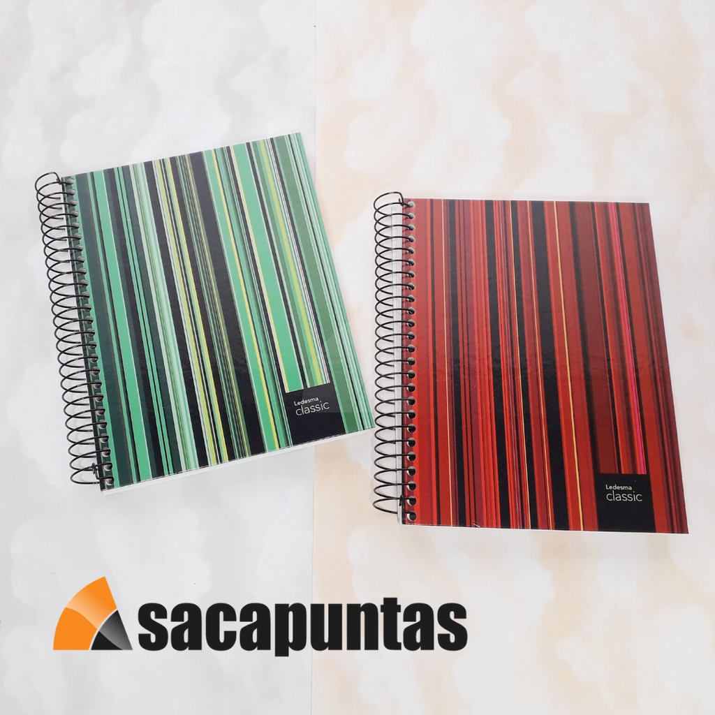 CUADERNO 16x21 CON ESPIRAL CLASSIC x 120hjs. RAYADO (L4030)