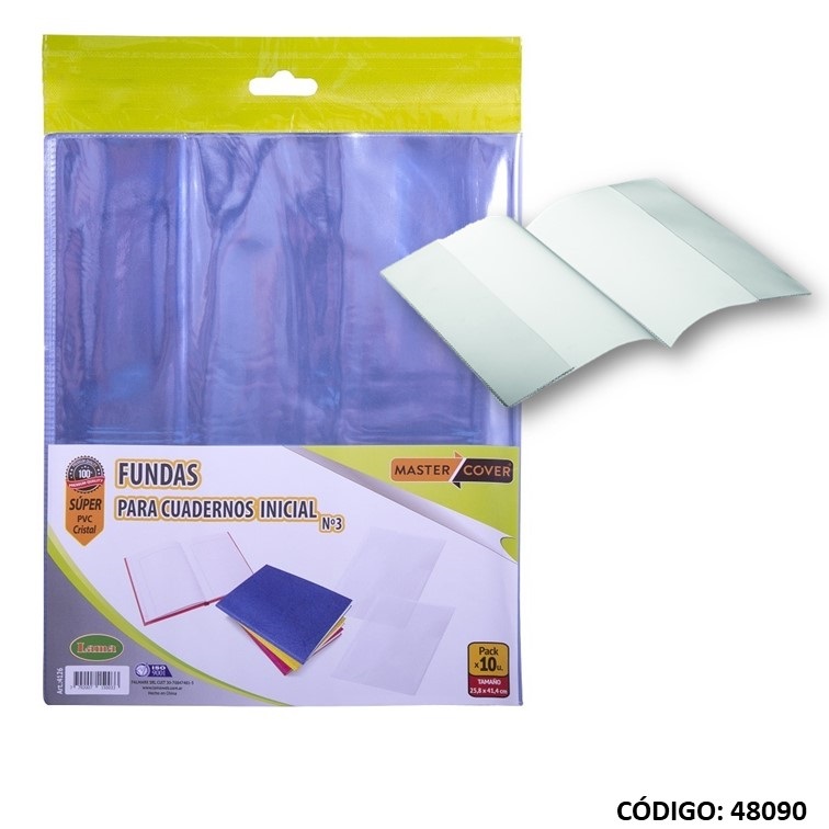 FUNDAS LAMA PARA CUADERNO N°3 EXITO x Unidad (L48090)