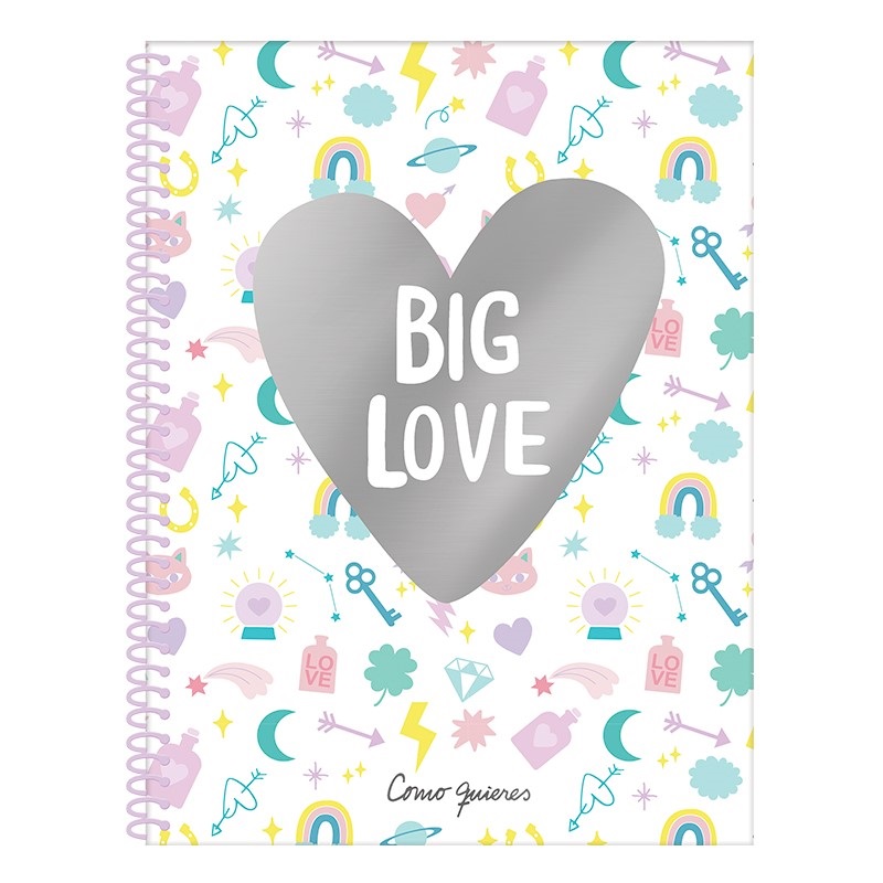 CUADERNILLO A4 MOOVING TAPA SEMIRIGIDA ESPIRAL X80HJ (L8053)