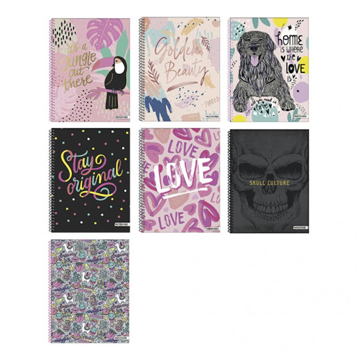 CUADERNO MOOVING 29/7 TAPA DURA ESPIRAL X80HJS. (L8056)