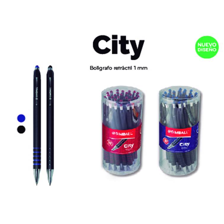 BOLIGRAFO RETRACTIL MICRO CITY (L176710)