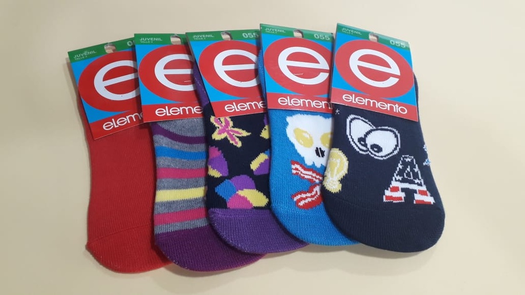 MEDIA ELEMENTO JUVENIL SOQUETE TALLE 4 Y5. (R800001-S)