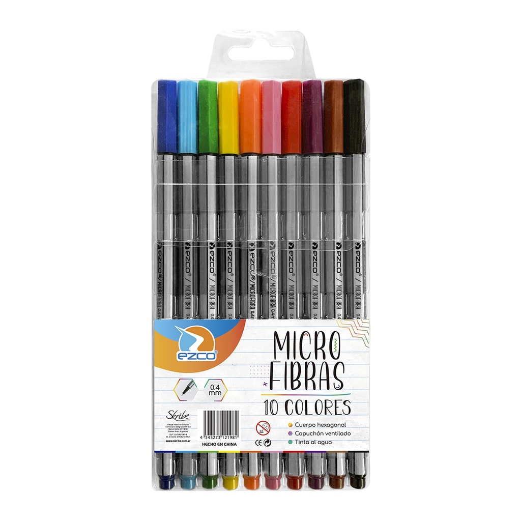 FIBRA ULTRA FINA EZCO X10u. (L321400)
