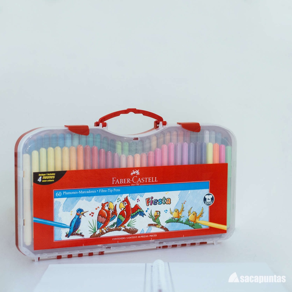 FIBRA  FABER CASTELL X60 COLORES (L52040)