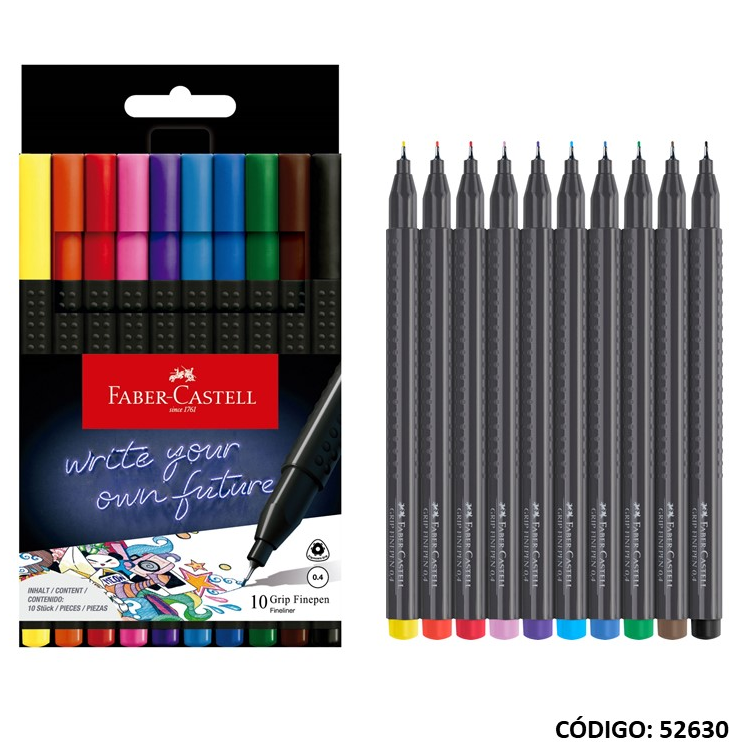 FIBRA FABER CASTELL GRIP x10 (L52630)