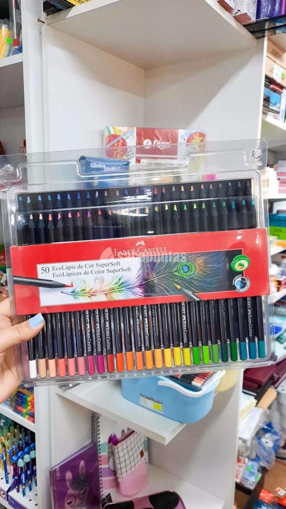 LAPICES DE COLOR FABER CASTELL SUPERSOFT x 50  (L17845)