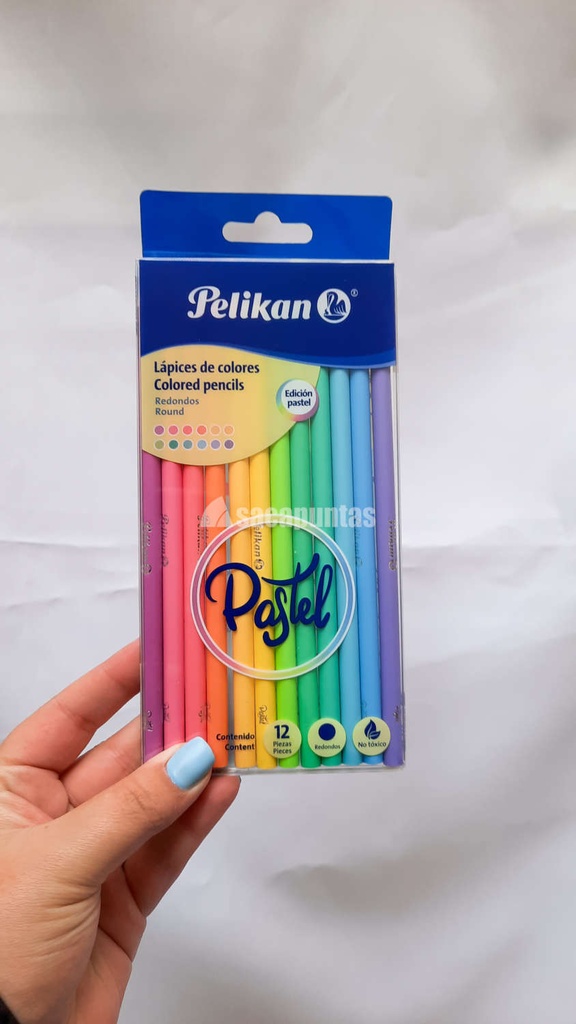 LAPIZ DE COLOR PELIKAN PASTEL X12 COLORES (L29130)