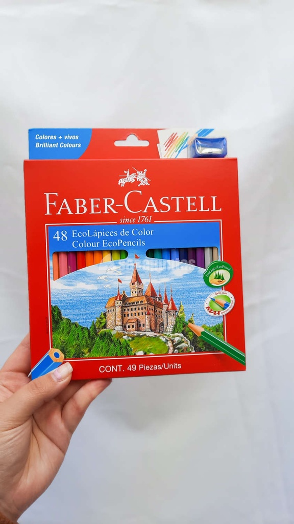 LAPIZ DE COLOR FABER CASTELL LARGOS x48 (L52220)