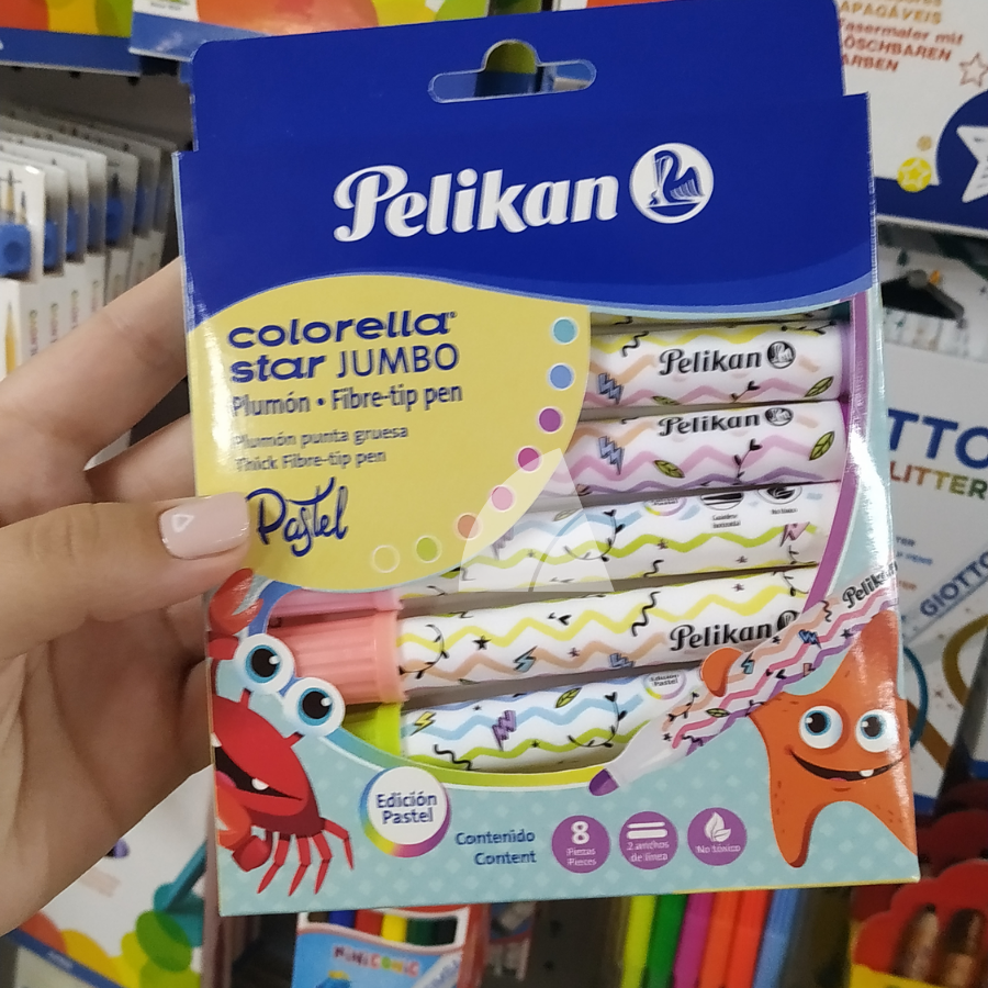MARCADOR PELIKAN COLORELLA PASTEL X8UN. (L29150)