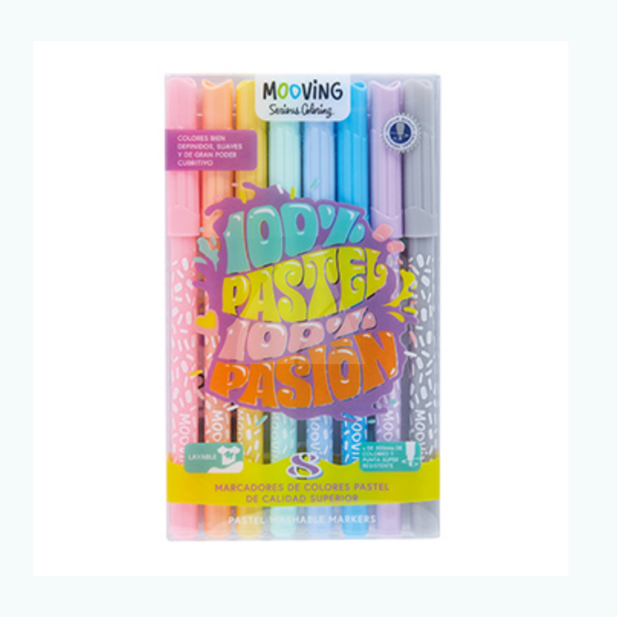 MARCADOR PASTEL X8 COLORES (L20822)