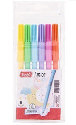 MARCADOR TRABI PASTEL X6 COLORES (L19765)