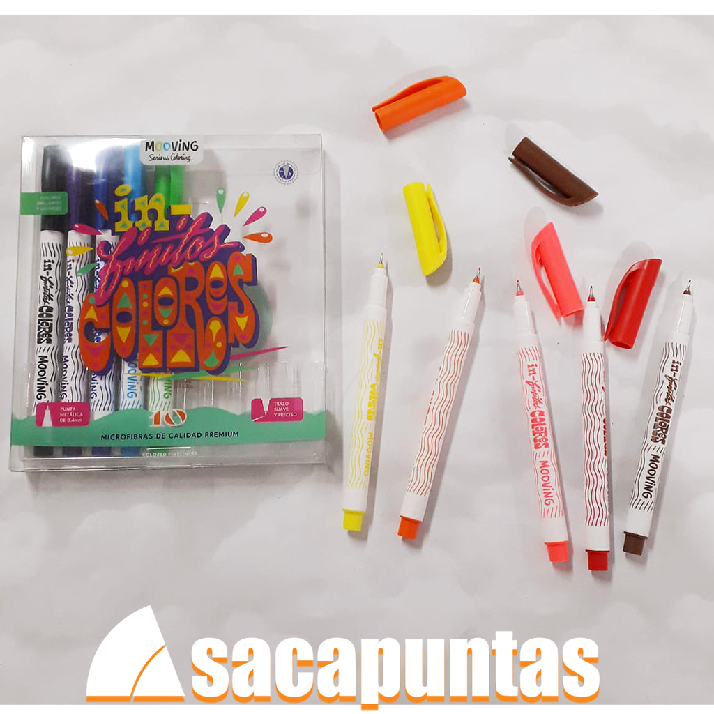 MICROFIBRA COLORING X 10 COLORES (L19215)