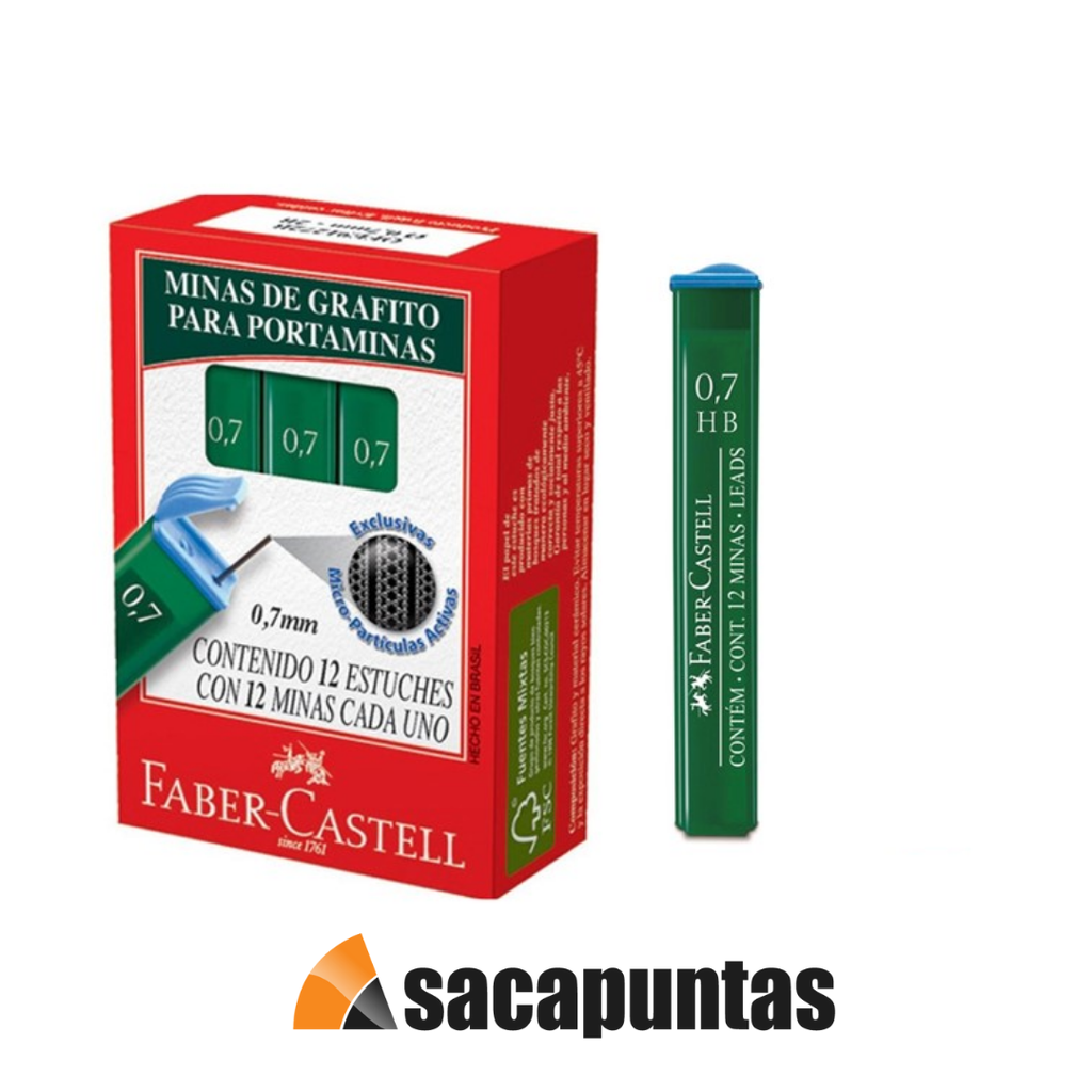 MINAS 0.7 FABER x12 &quot;Tubos&quot; HB (L52570)