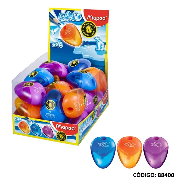 SACAPUNTAS DEPOSITO MAPED IGLOO ZURDOS (L88400)