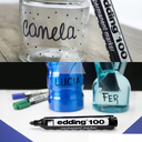 MARCADOR  EDDING 100 PERMANENTE PUNTA REDONDA (L191150)