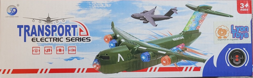 AVION INFANTIL MUSICAL CON LUCES Y SONIDO (G103)