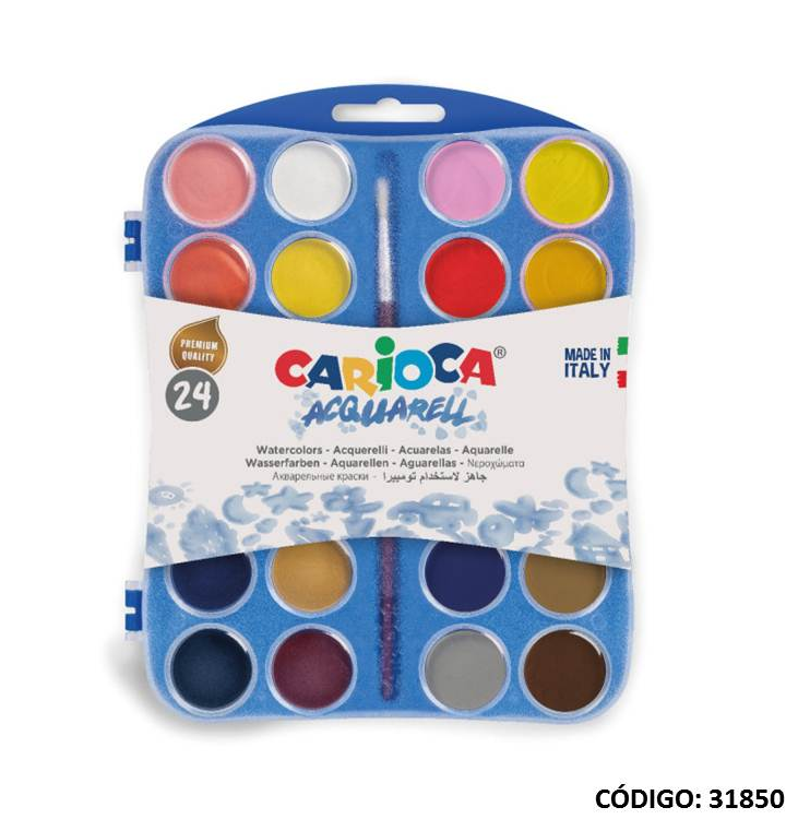 ACUARELA CARIOCA x 24 COLORES (L31850)