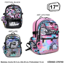 MOCHILA 17&quot; CHIMOLA HOLO ESPALDA (L270740)