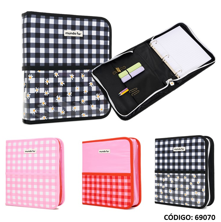 CARPETA 3A CON CIERRE FW POP (L69070)