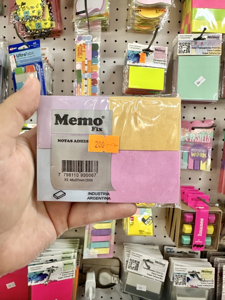 MEMO FIX XS PASTEL x100HJS.  (M200)