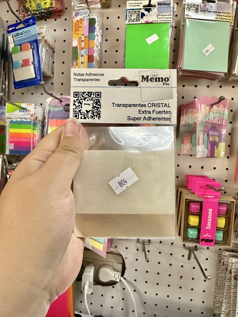 MEMO FIX TRANSPARENTE (M804)