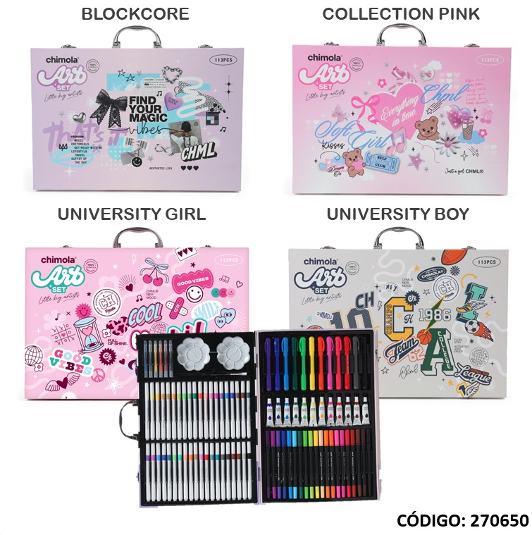 SET DE ARTE CHIMOLA XLCOLORS CRUSH(L270650)