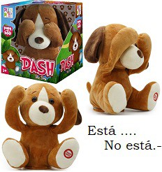 PELUCHE PERRO DASH  PEEK-A-BOO WABRO (J22993)
