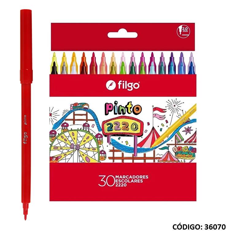 FIBRA FILGO 2220 PINTO X30 COLORES LARGAS (L36070)