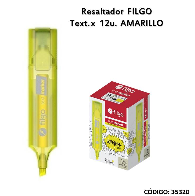 RESALTADOR FILGO TEXT MARKER  (L35320)
