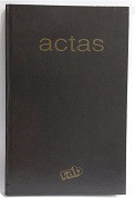 LIBRO RAB TD ACTAS TAPA NEGRA (L4677)