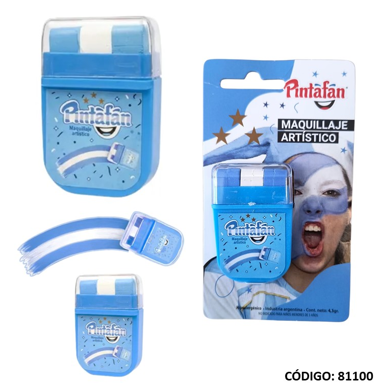MAQUILLAJE PINTAFAN BANDERA ARGENTINA (L81100)