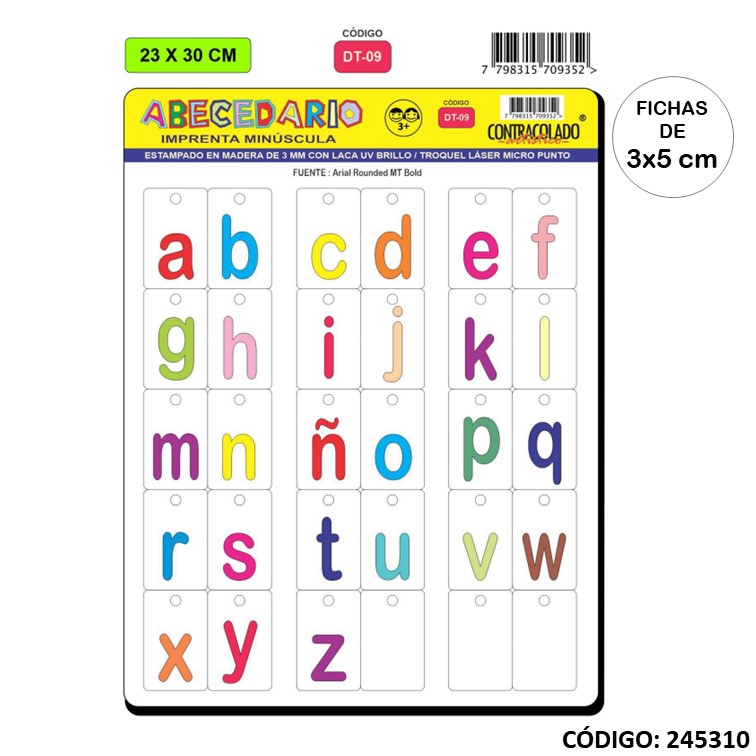 CONTRACOLADO IMPRENTA MINUSCULA (L245310)