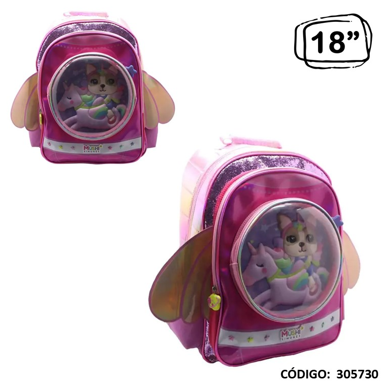 MOCHILA 18&quot; CRESKO SIMONES MUSHI ESPALDA (L3057300)