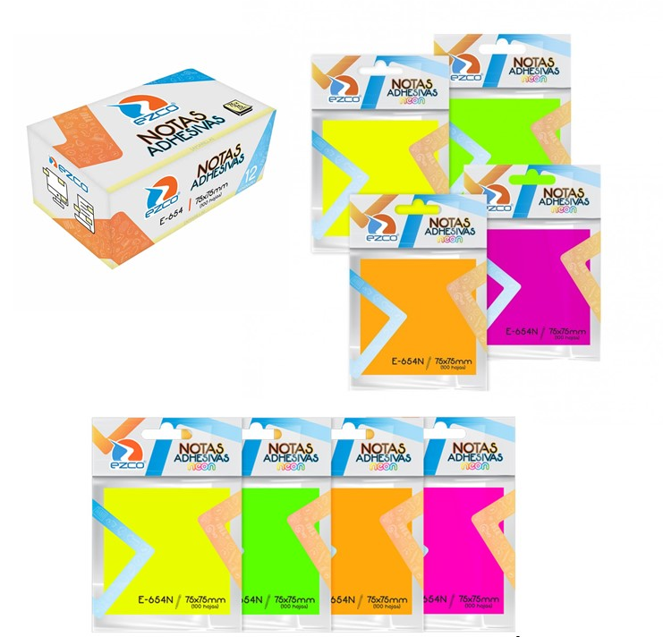 NOTA-AD EZCO 75X75mm. NEON (L322540)