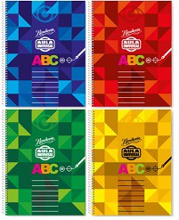 CUADERNO ABC RIVADAVIA AULA 21X27 CUADRICULADO x 60hjs. (L23937)