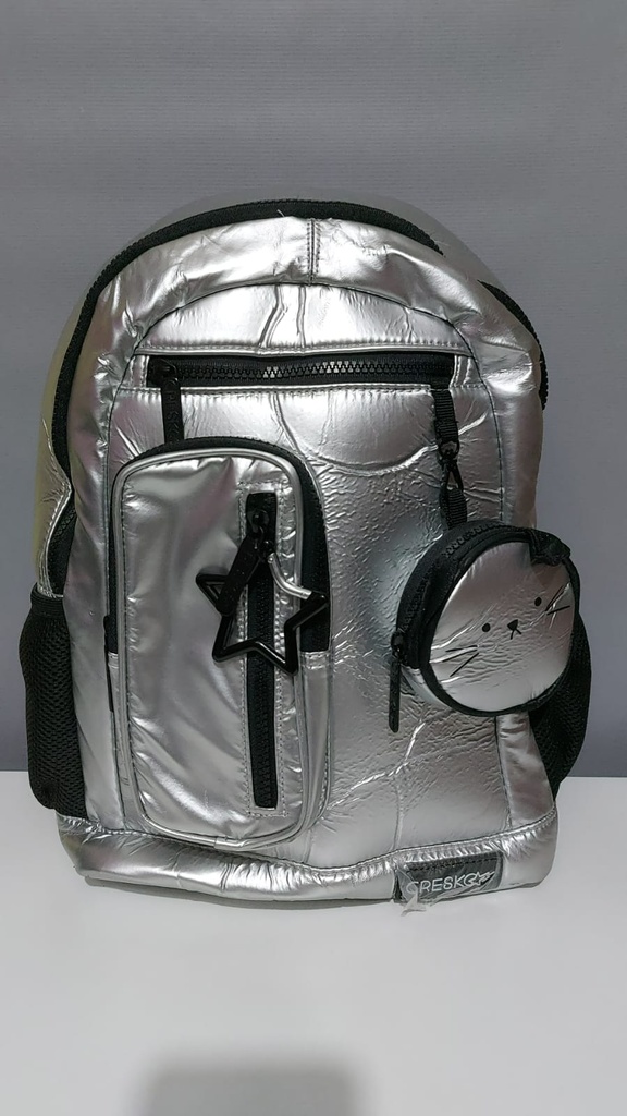 MOCHILA 16&quot; CRESKO URBANA PLATA ESPALDA (L24283)