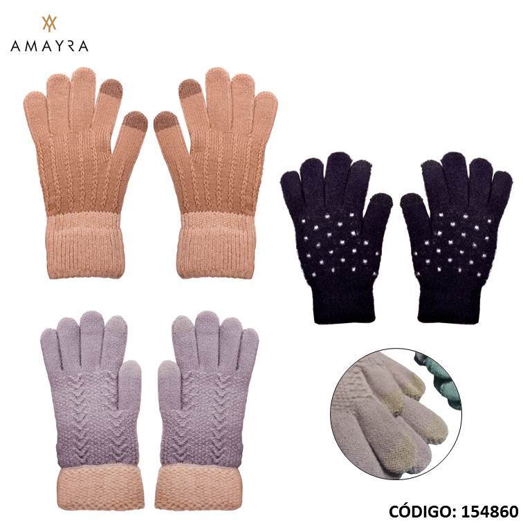 GUANTES AMAYRA CON DEDO TACTIL (R154860)