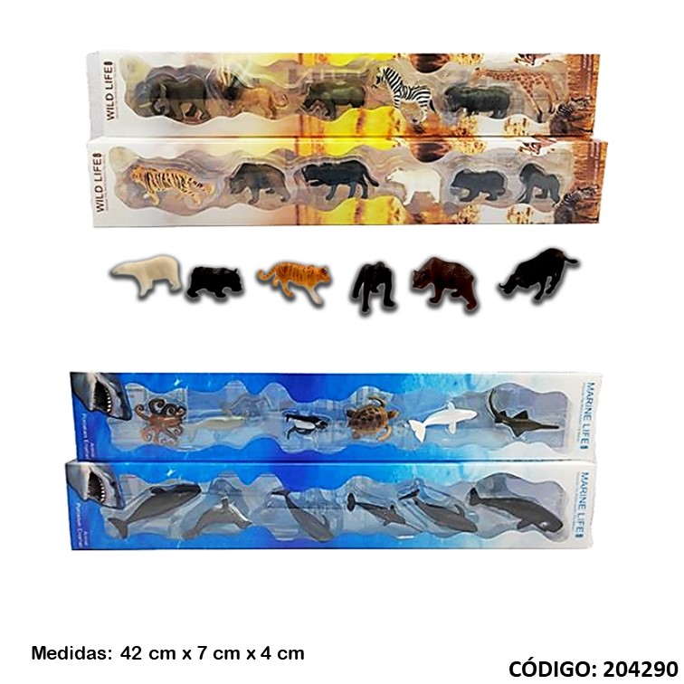 ANIMALES BLOWER X6 UNIDADES MODELOS VARIOS (J204290)