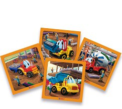 PUZZLE    4 PIEZAS DURAVIT CONSTRUCCION (J3834)
