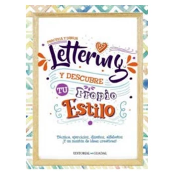 LIBRO PARA COLOREAR LETTERING PASO A PASO (L64455)