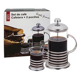 CAFETERA 350ml. + 2 JARROS (R24922)