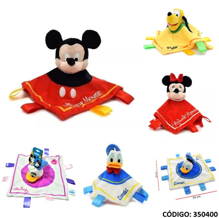 TRAPITO DE APEGO MANTA DISNEY MICKEY 24 cm PHI-PHI (J350400)