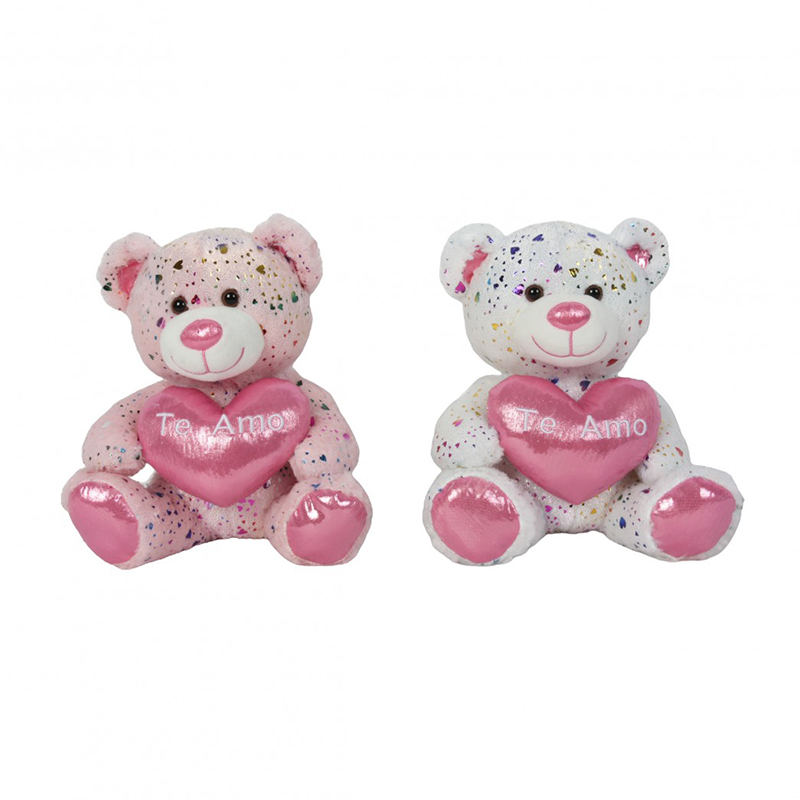 PELUCHE OSO CON CORAZON 28CM. (G43126)