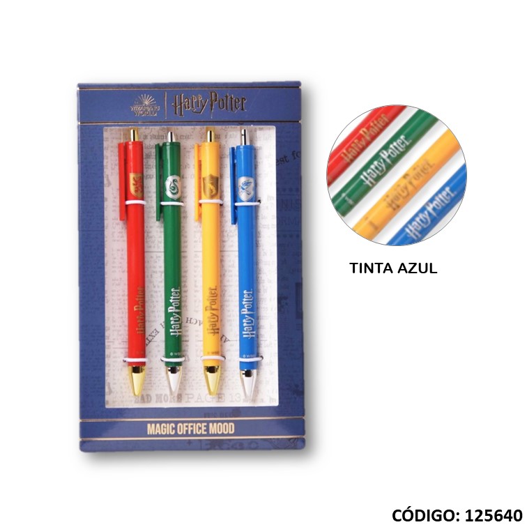 MAW HARRY POTTER BOLIGRAFO X4 (L25083)