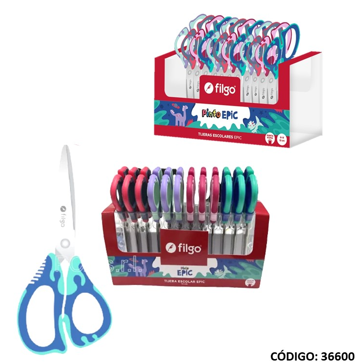 TIJERA FILGO EPIC ESCOLAR 13cm. (L36600)