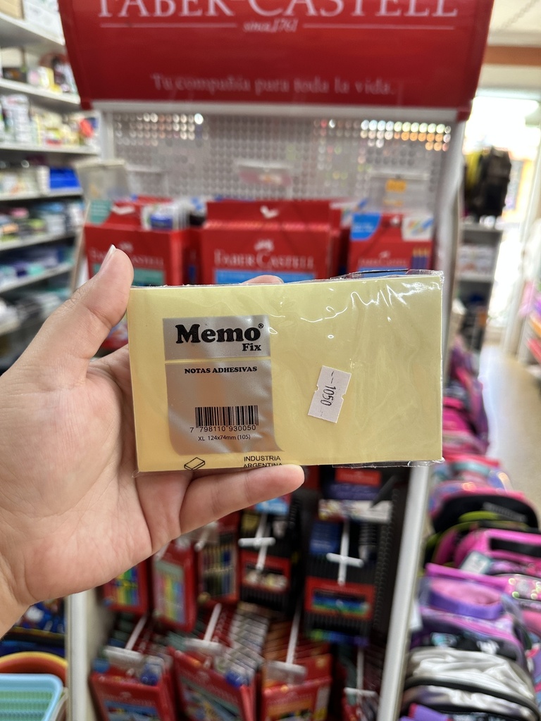 MEMO FIX AMARILLO XL x100hjs (M1050)