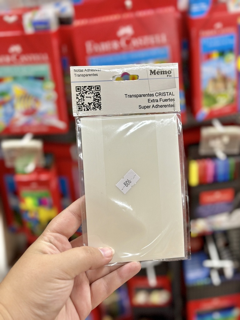 MEMO FIX TRANSPARENTE CRISTAL (M806)