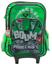 MOCHILA CARRO 16&quot; CRESKO  MINECRAFT (L24145)