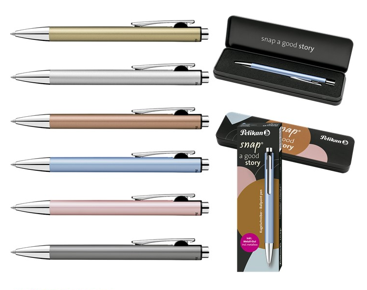 BOLIGRAFO RETRACTIL CON ESTUCHE PELIKAN SNAP (L29209)