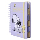AGENDA 2027 MOOVING 14X20 ESPIRAL SNOOPY DIA POR PAGINA (L25272)